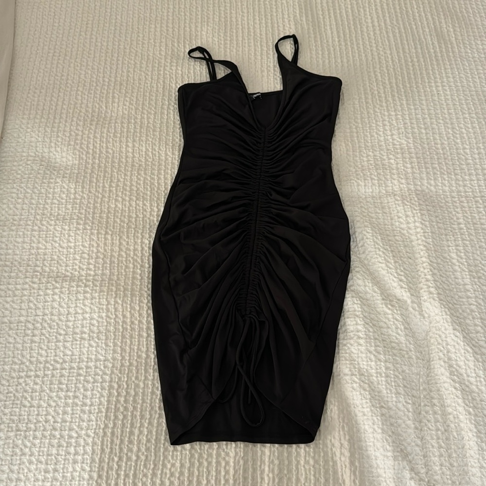 Mini ruched dress